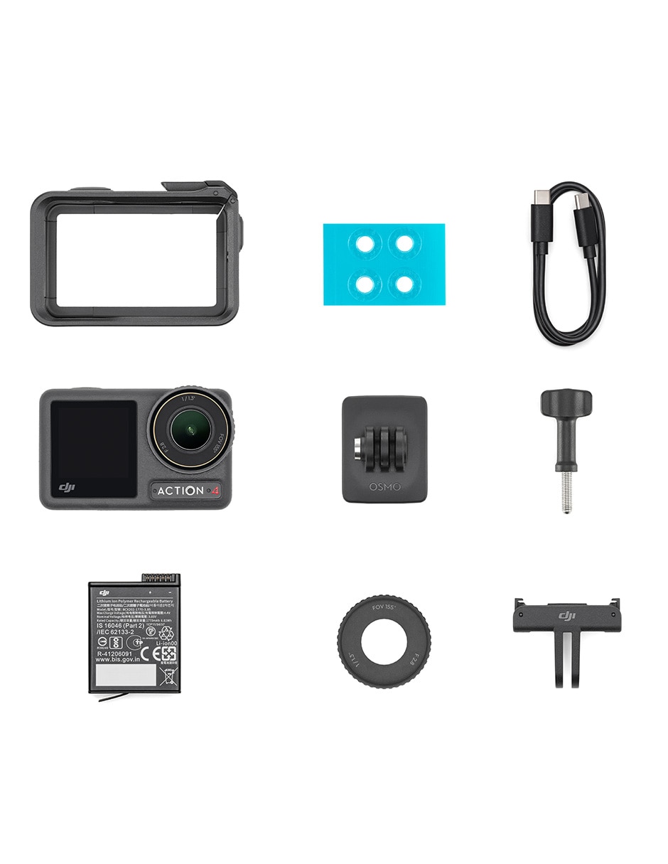 Cámara deportiva Dji Osmo Action 4 Standard Combo apertura f/2.8 4K/UHD
