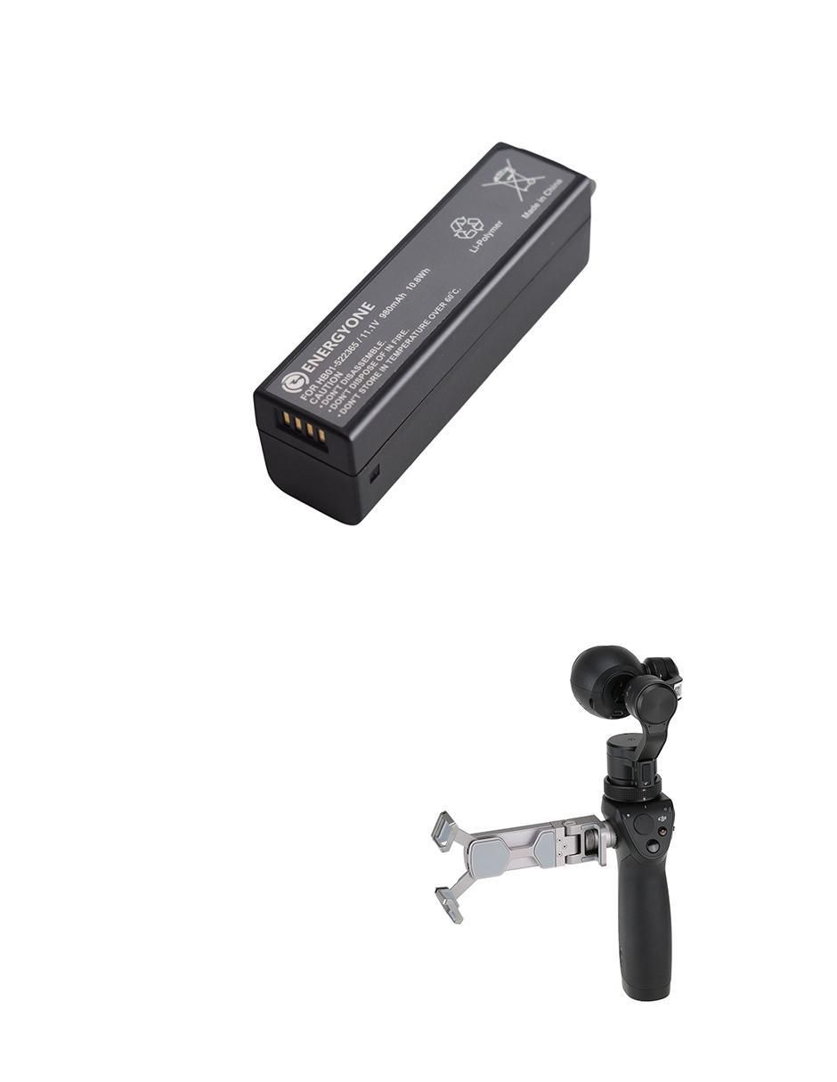 Batería recargable para cámara Energyone 980 mah para Diji Osmos