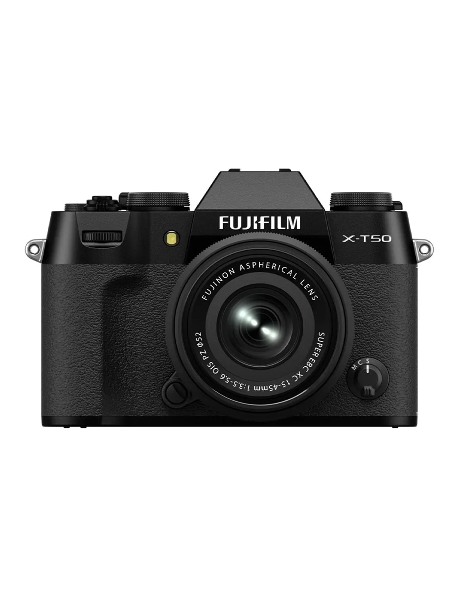 Kit cámara s/esp y acc Fujifilm modelo X-T50 + XC15-45mm con lente zoom f / 5.6