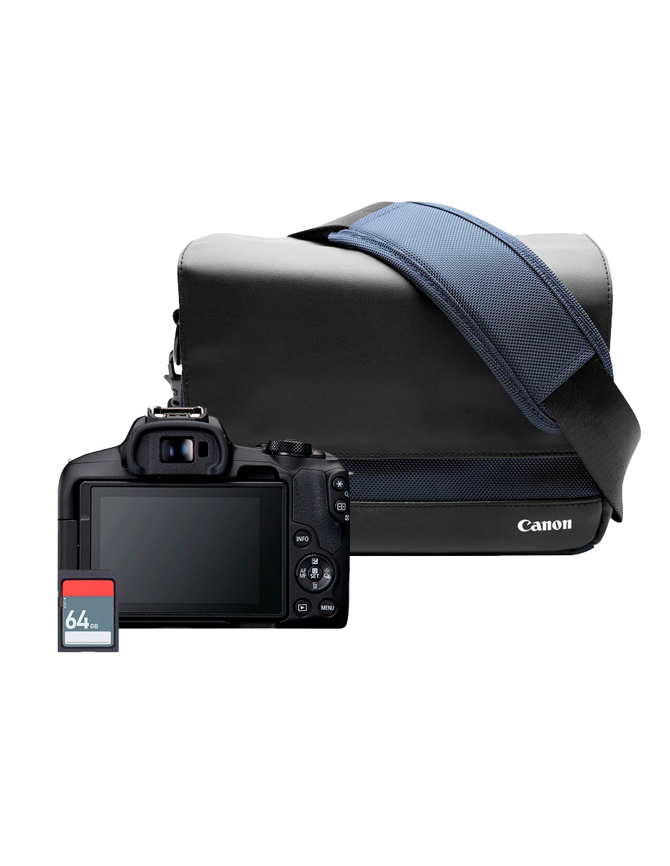 Kit cámara sin espejo y accesorios EOS R50 con lente 18 a 45 mm f / 6.3 RF-Mount 7