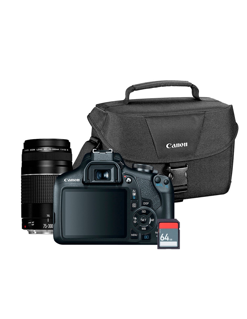 Kit cámara reflex y accesorios T7 con lente 18 a 55 mm f / 22 3