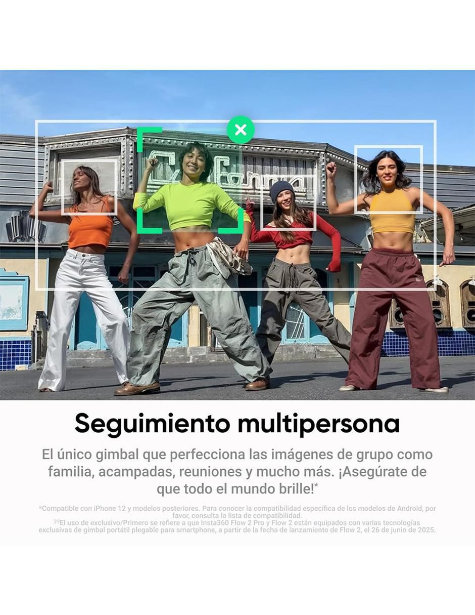 Estabilizador Smartphone Insta360 modelo Flow 2 Standard Bundle