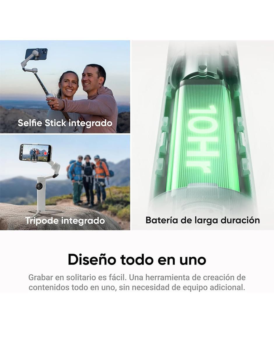 Estabilizador Smartphone Insta360 modelo Flow 2 AI Tracker