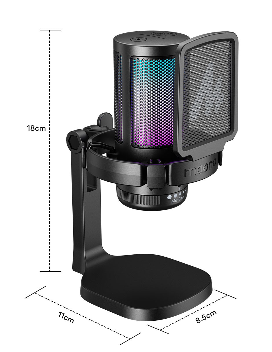 Micrófono gaming alámbrica Gamer Wave DGM20 Micrófono gaming alámbrica Gamer Wave DGM20