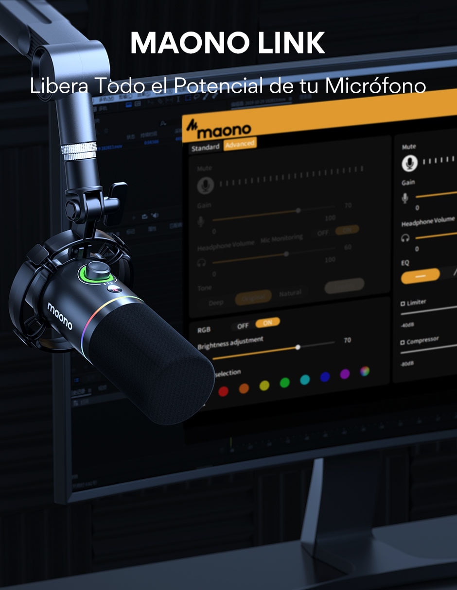 Micrófono profesional alámbrico PD200X 7