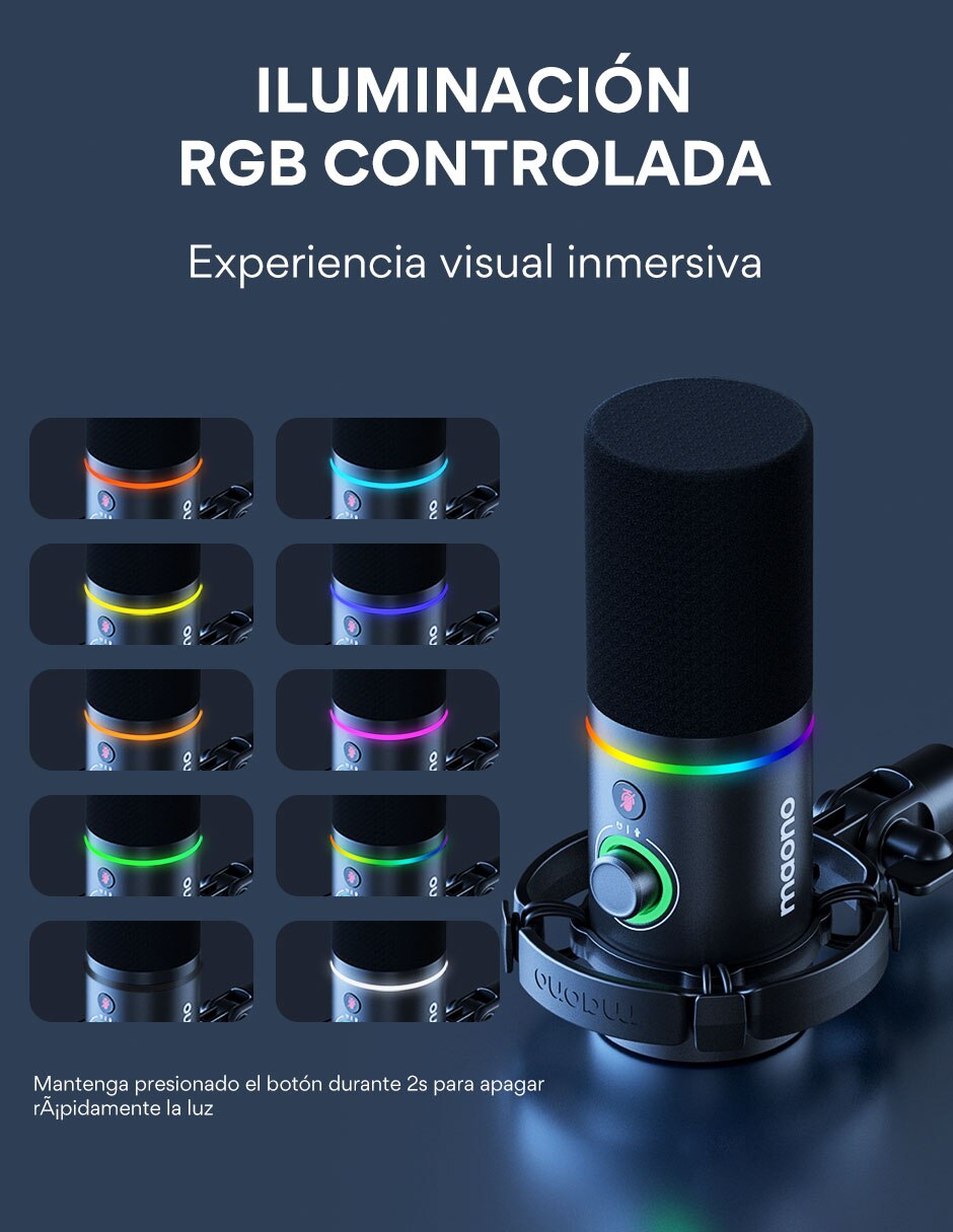 Micrófono profesional alámbrico PD200X 8