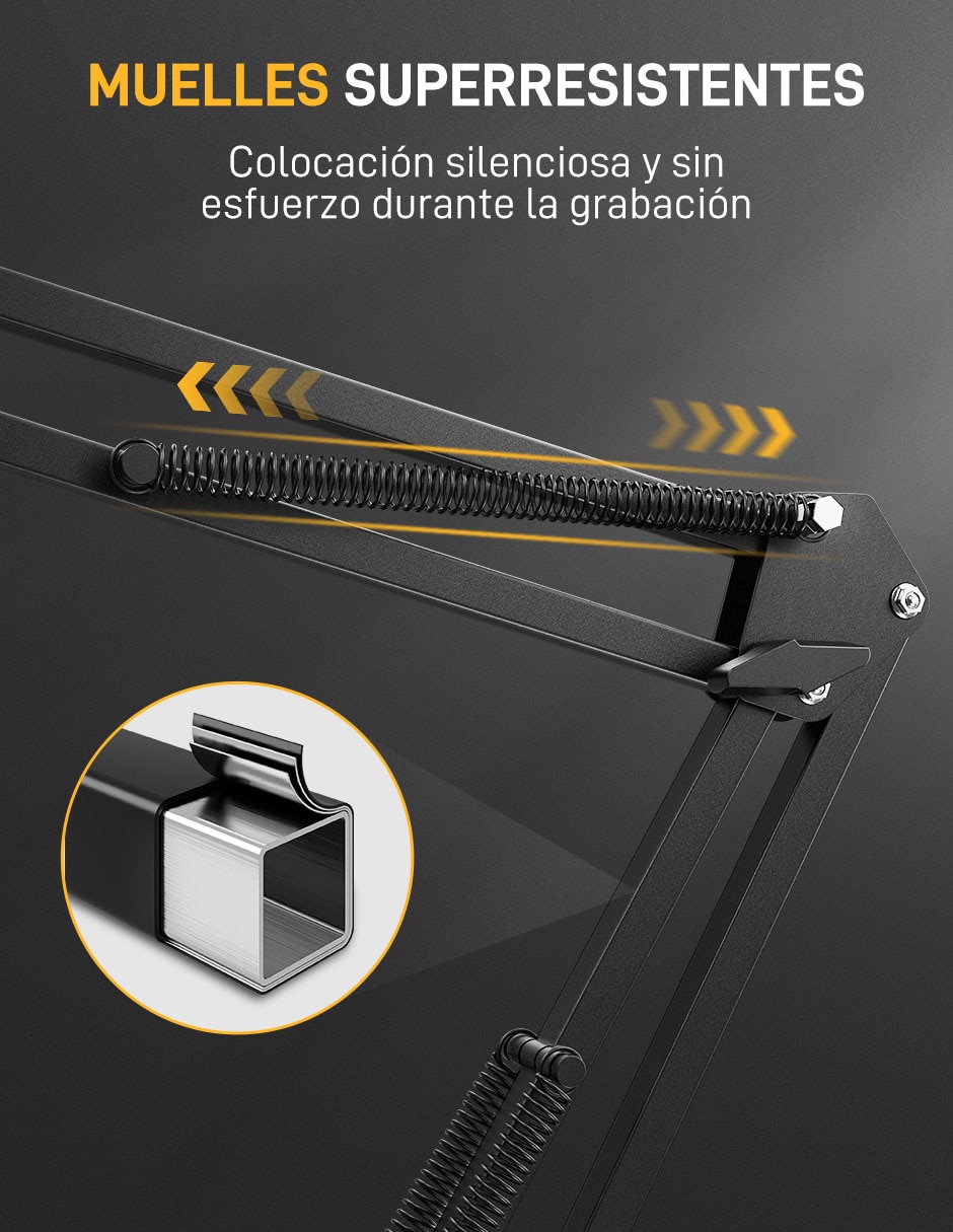 Soporte brazo para micrófono de Maono metal