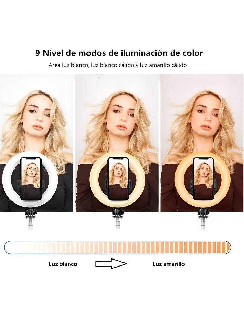 Tripie de plástico y metal para celular 2