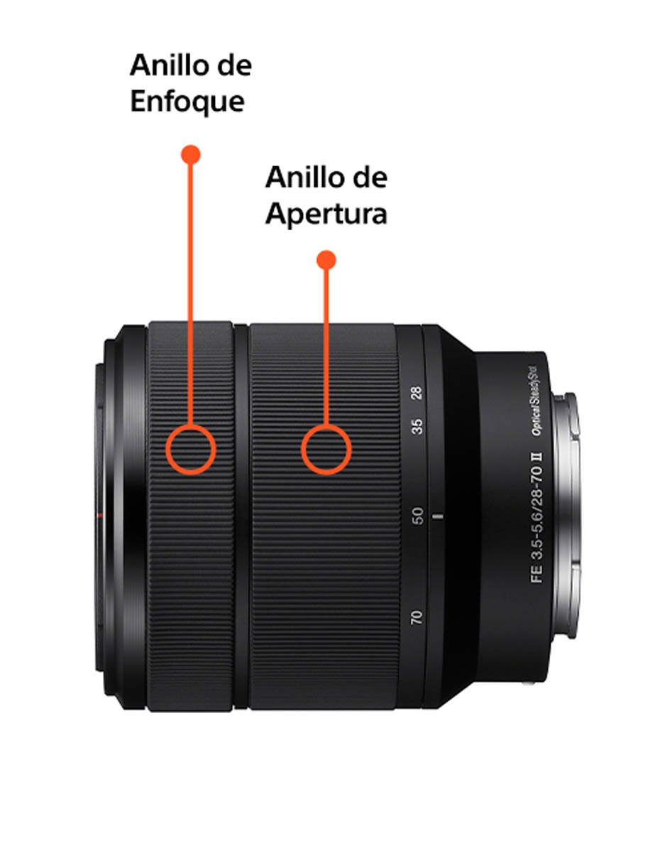Cámara sin espejo ILCE-7M3M con lente 28 a 70 mm f / 3.5 Cámara sin espejo ILCE-7M3M con lente 28 a 70 mm f / 3.5