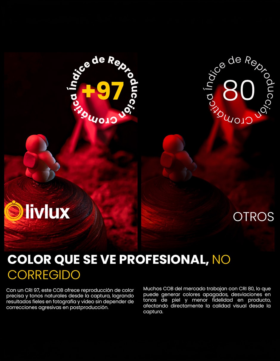 Lámpara para fotografía L60RGB 4