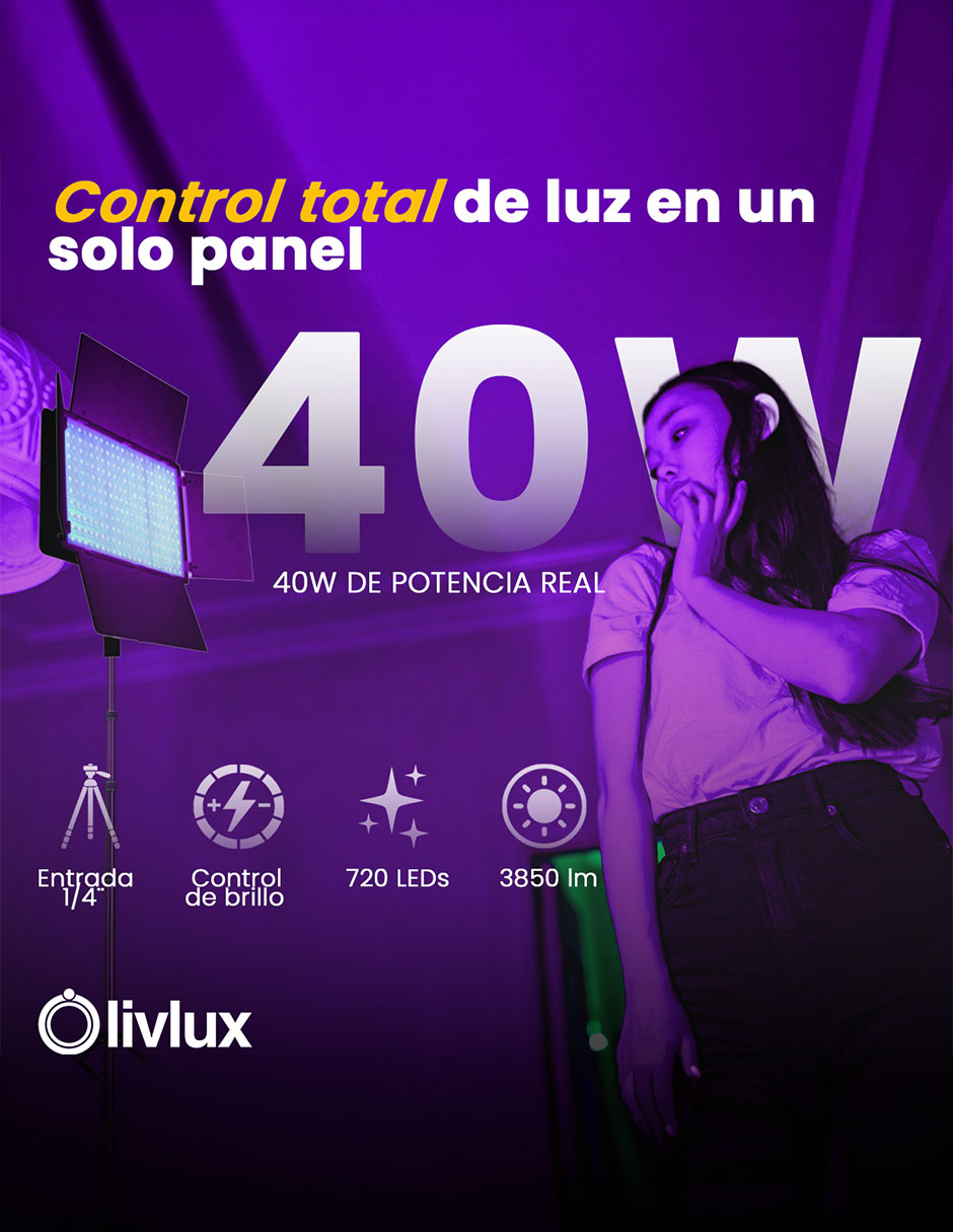 Lámpara para fotografía G800