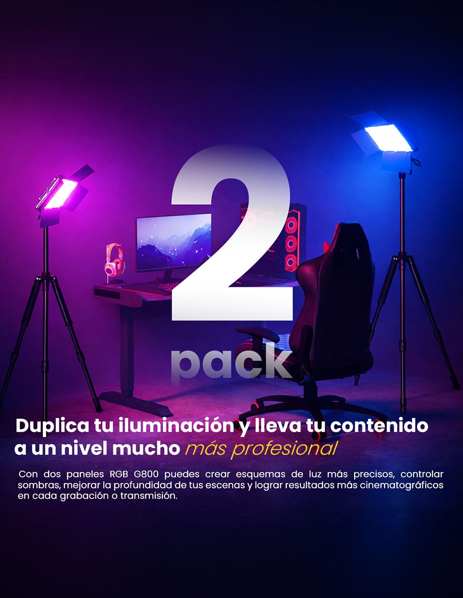 Lámpara para fotografía G800