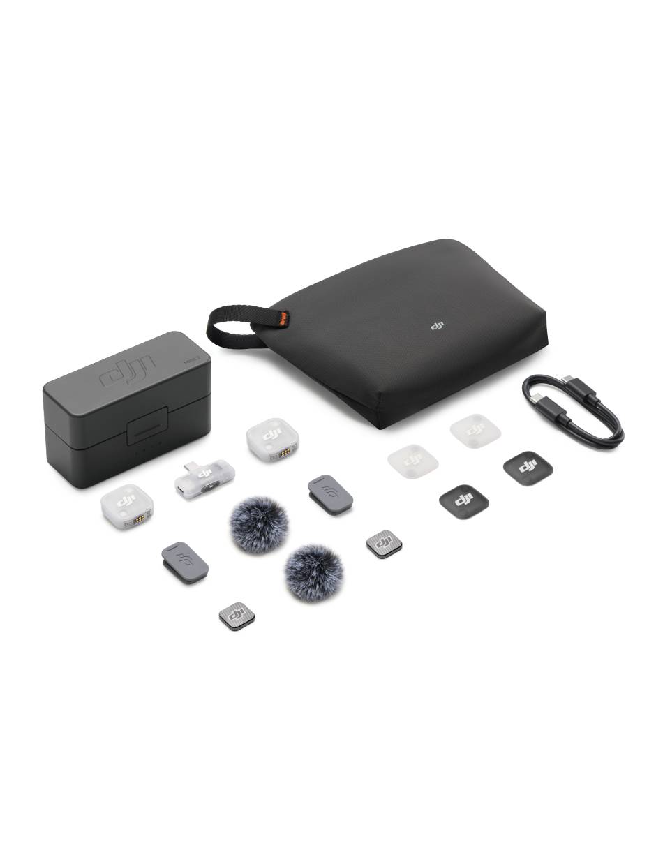 Micrófono Dji Mic Mini 2 (2TX+1MRX) inalámbricos