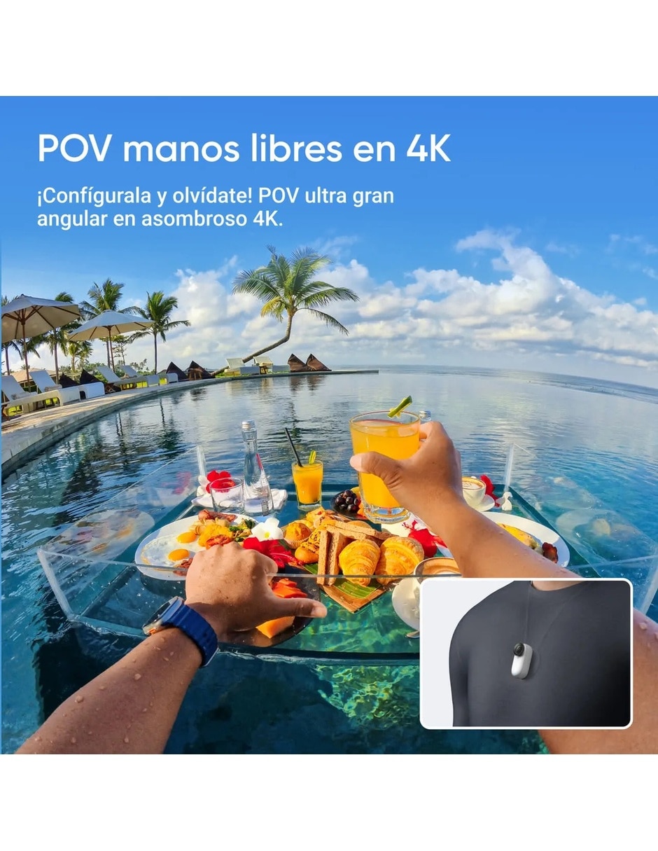 Videocámara GO 3S Standard128G 4K/UHD 5