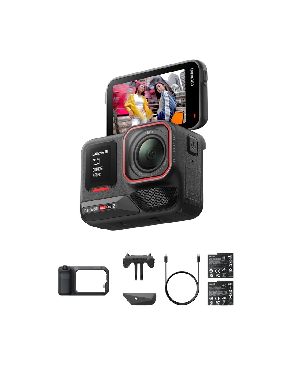 Videocámara Insta360 Ace Pro 2 Dual Battery Xplorer Bundle 8K