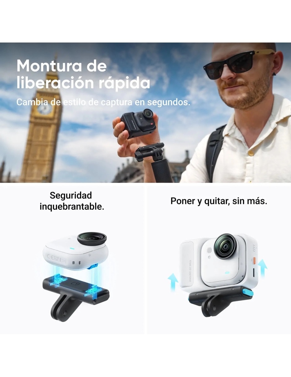Videocámara GO Ultra Creator Bundle 4K/UHD 4