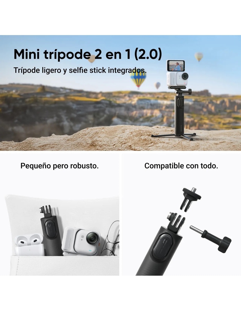 Videocámara GO Ultra Creator Bundle 4K/UHD 7