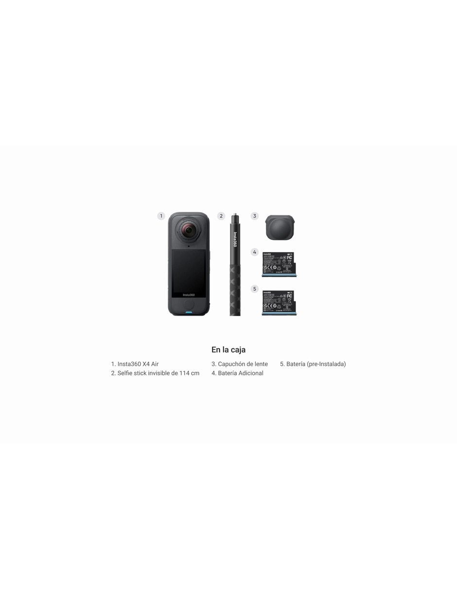 Videocámara X4 Air Starter Bundle 8K 1