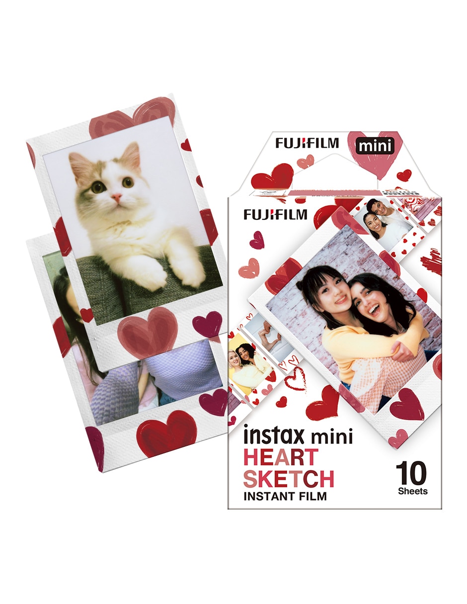 Papel fotografico Instax mini Corazones