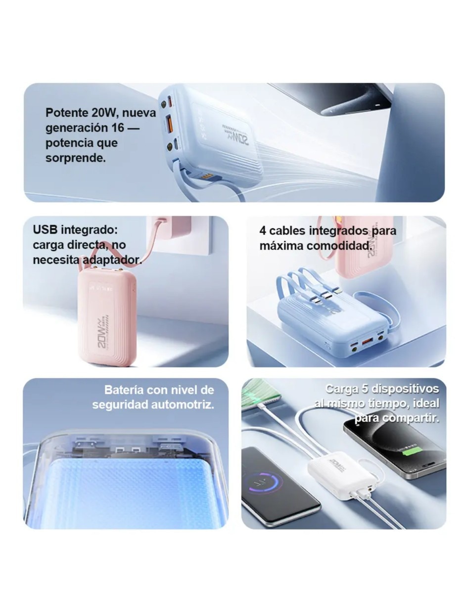 Cable tipo C Auxiliar USB C 1400 W 2